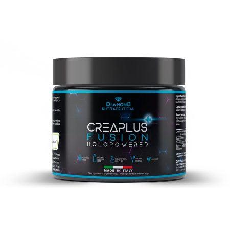 CreaPlus Fusion HoloPowered | Creatina Monoidrato Micronizzata | Qualità Creapure per Allenamento, Sport, Fitness, Workout  - 250g