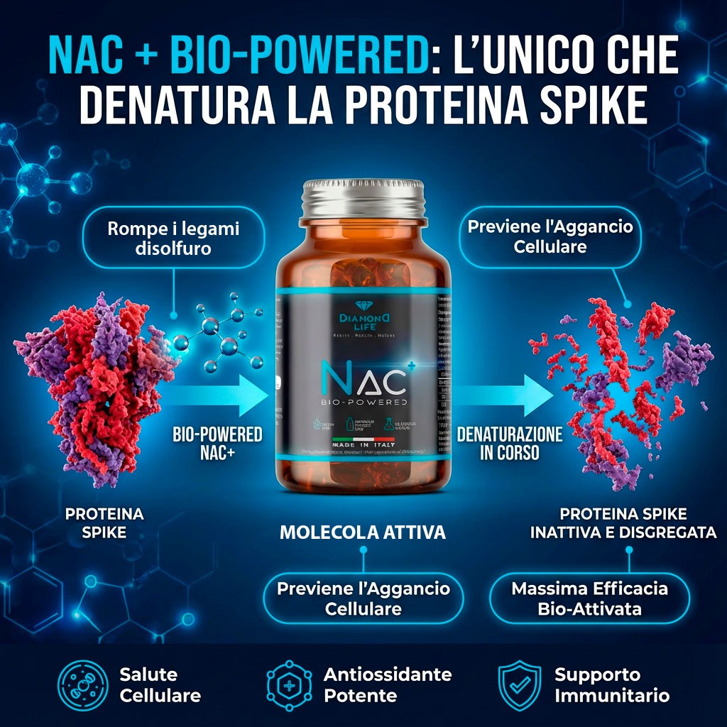 NAC BIO-POWERED - Nutraceutico POTENZIATO negli Effetti Antiossidanti e Detox | N-Acetil-Cisteina - Precursore del Glutatione - Alta Biodisponibilità - 90 Capsule - immagine 4