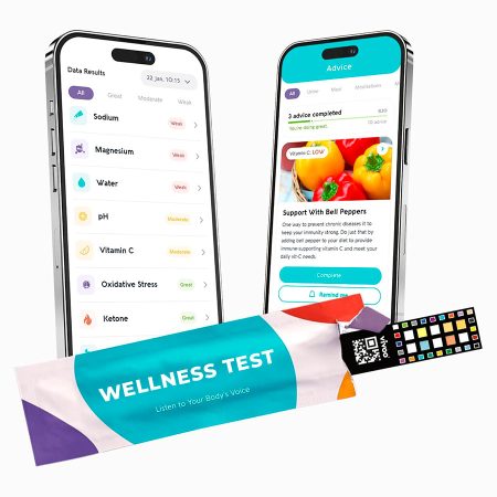 Wellness Test – Dispositivo Avanzato per il Monitoraggio di 9 Parametri tra cui PH, Idratazione e Chetoni | Test Clinicamente Validato