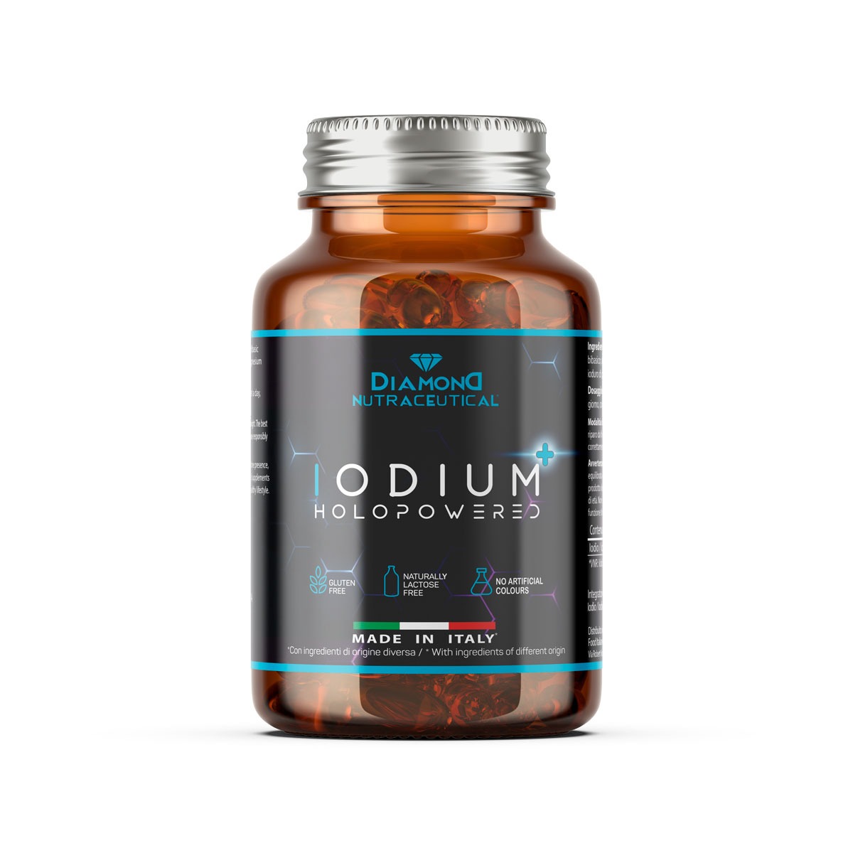 IODIUM + Ioduro di Potassio Potenziato per Supporto Funzione Tiroidea e Metabolica - 365 Compresse - Copertura 1 anno