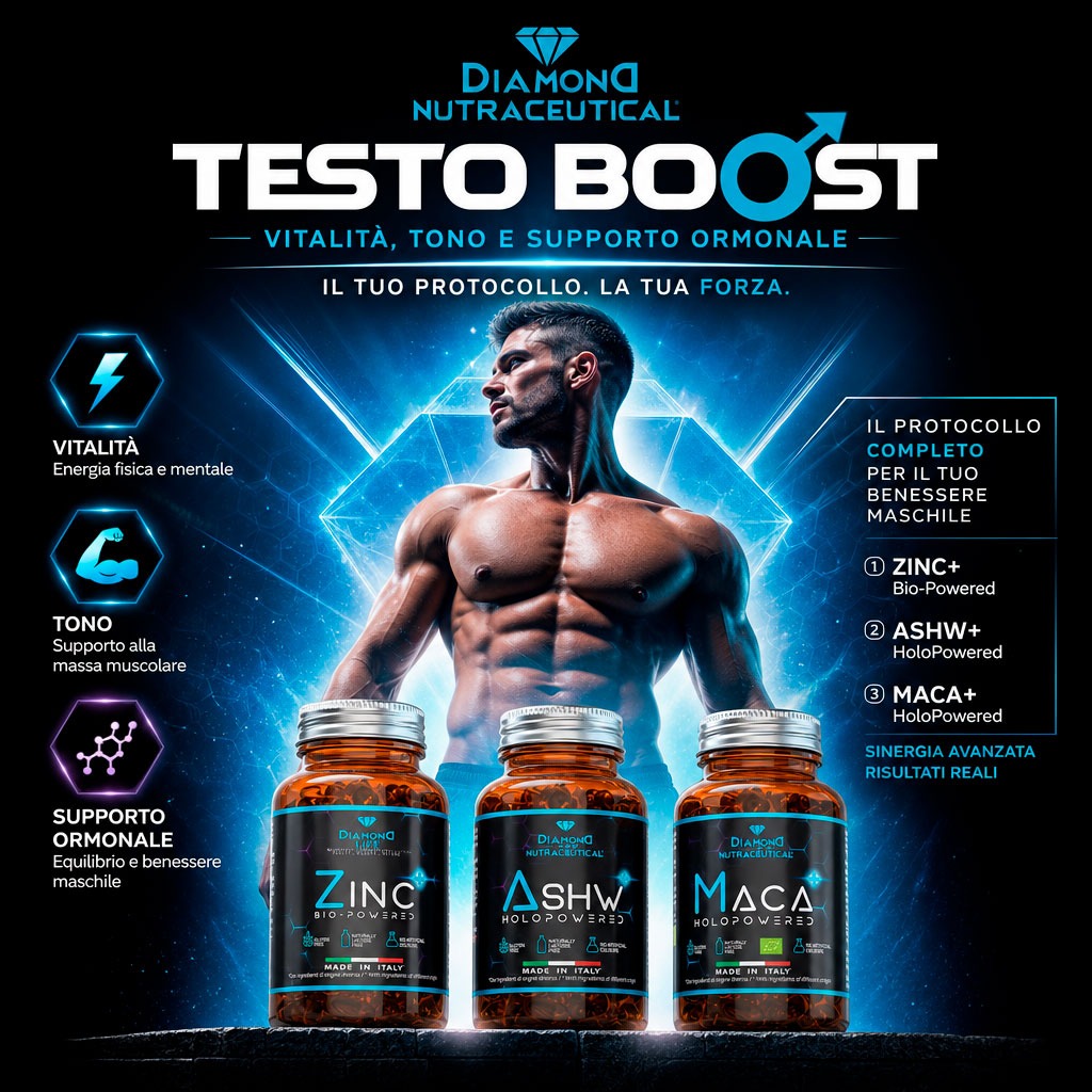 Protocollo Testo Boost - Vitalità, Tono e Supporto Ormonale